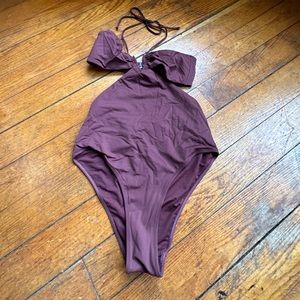 Zara one piece bathing suit